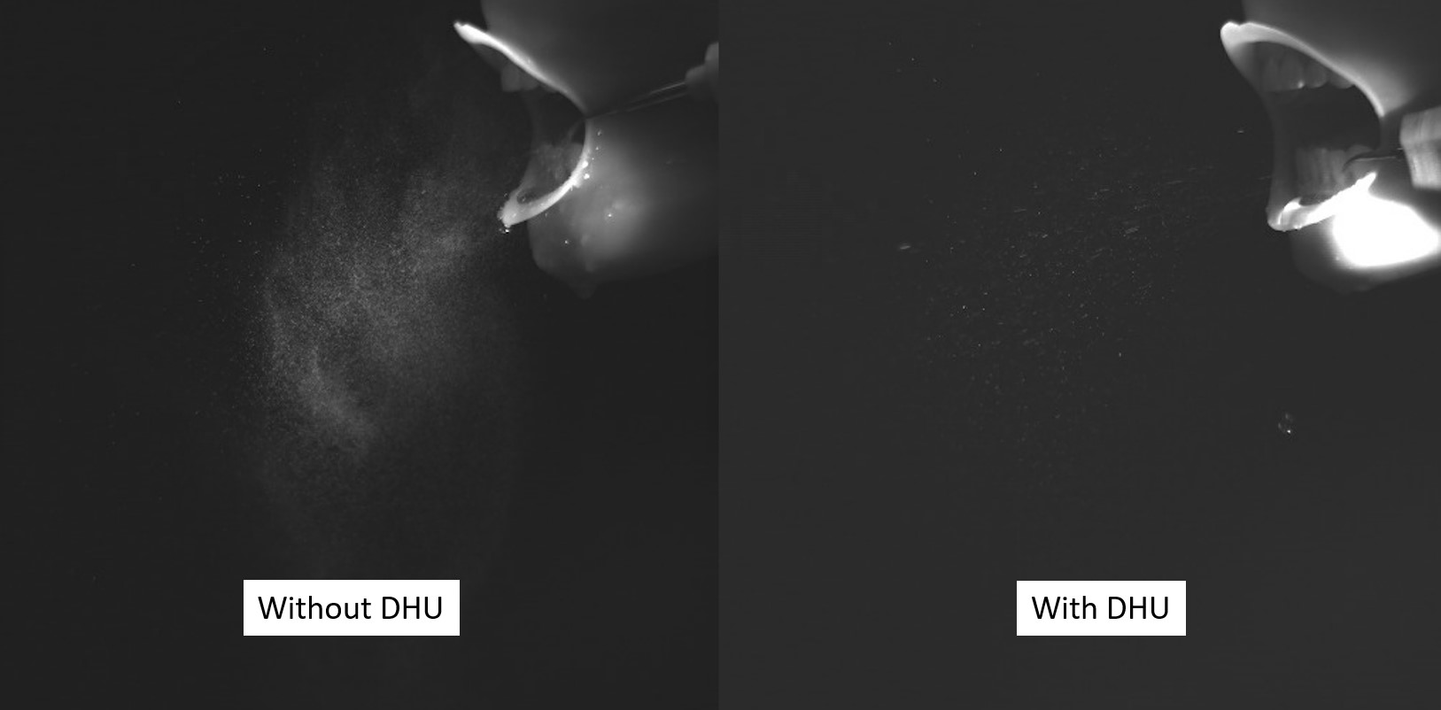 Aerosol Reduction Comparison